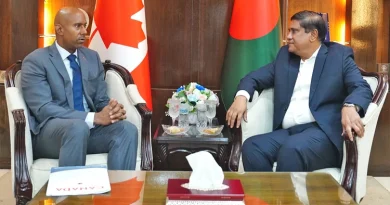 প্রতিরক্ষা উপদেষ্টার সাথে কানাডার হাইকমিশনারের সাক্ষাৎ