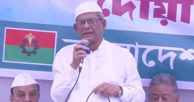 খালেদা জিয়ার ত্যাগ ও প্রেরণা বিএনপিকে পথ দেখায়: মির্জা ফখরুল